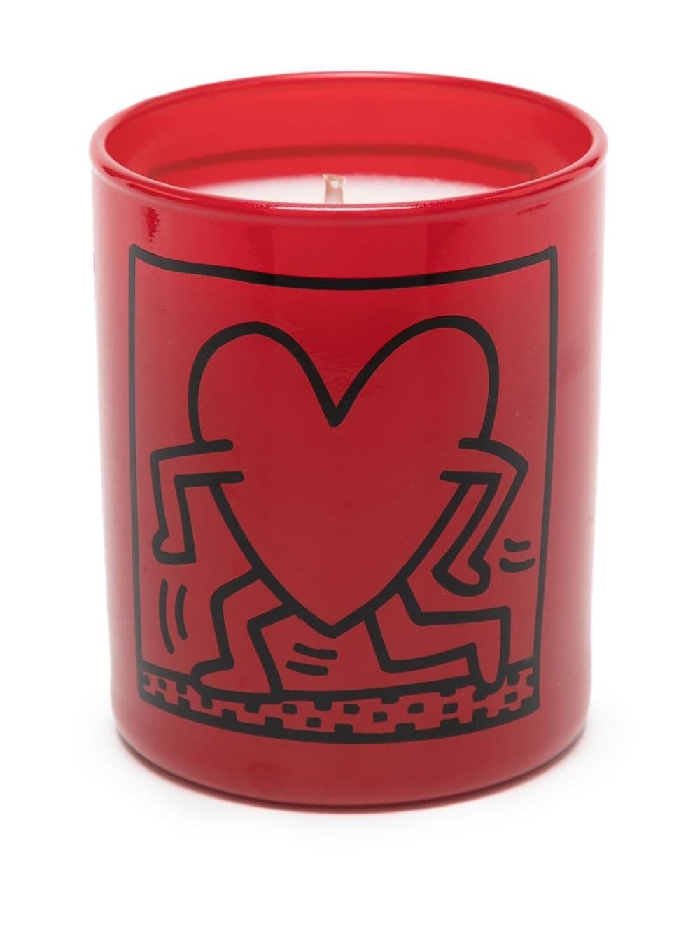 Shop Ligne Blanche Keith Haring Running Heart Candle