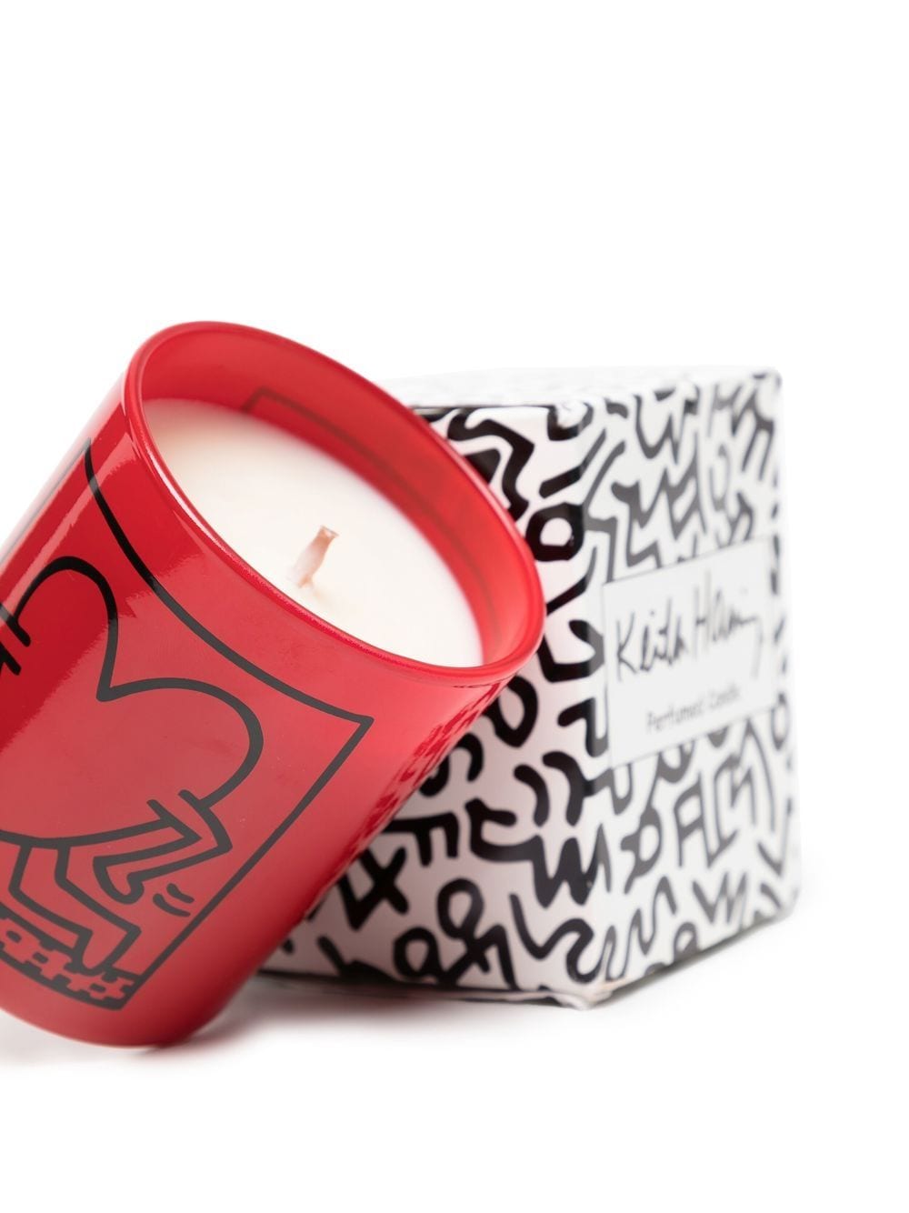 Shop Ligne Blanche Keith Haring Running Heart Candle