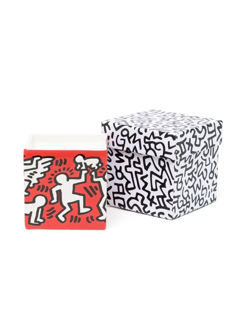 Shop Ligne Blanche Keith Haring Square Candle