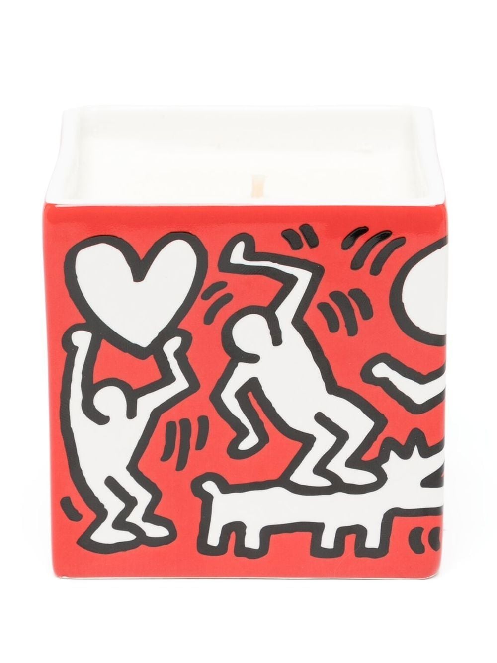 Shop Ligne Blanche Keith Haring Square Candle