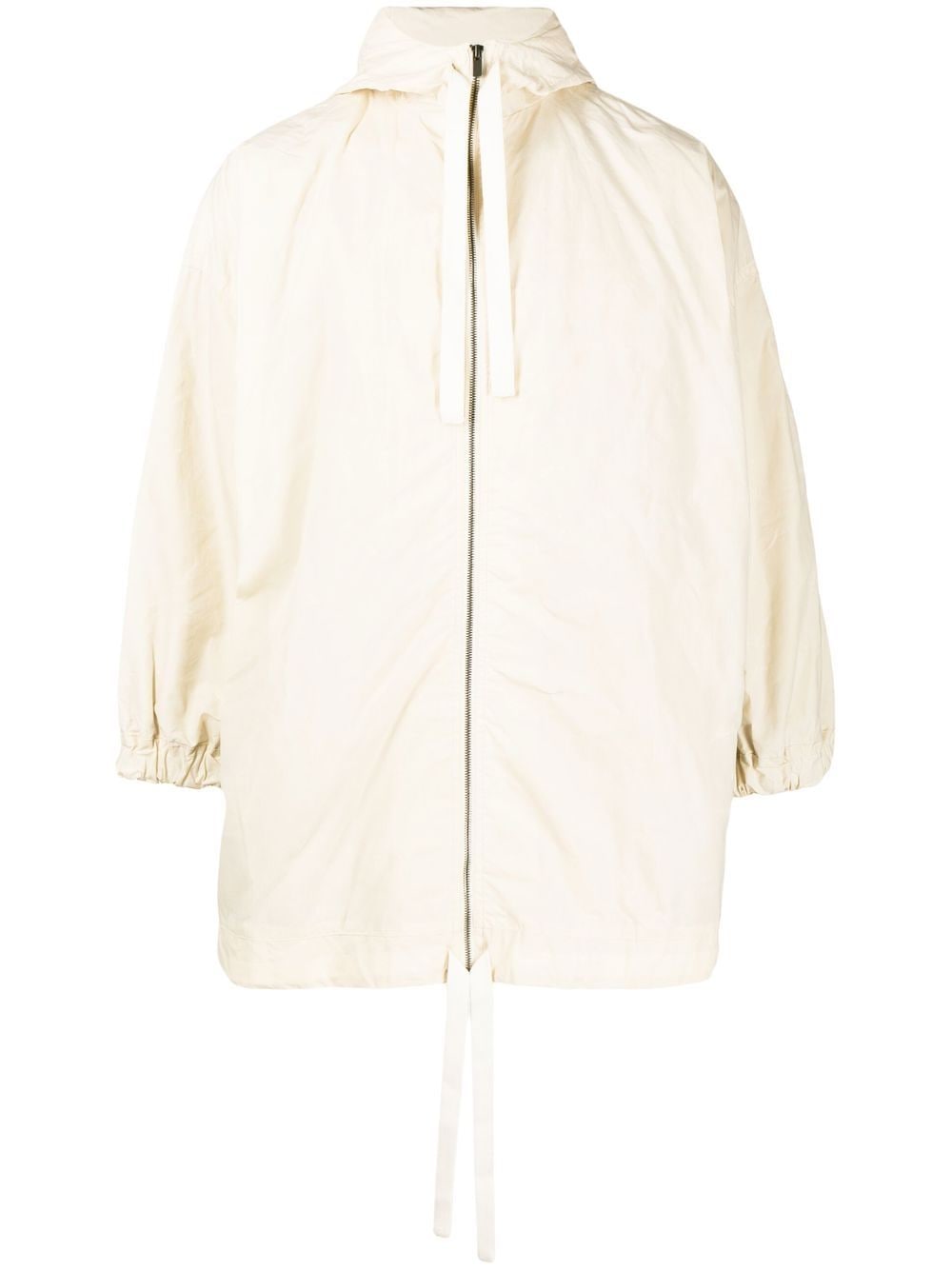 Shop Toogood Hooded Drawstring Cotton Coat