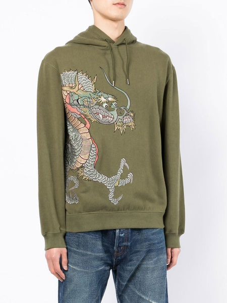 Maharishi Dragon-Embroidered Hoodie – The Business Fashion