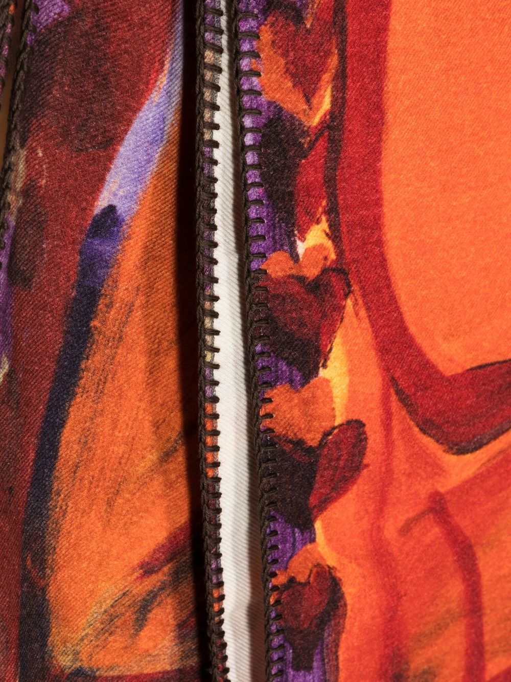 Shop Givenchy Hand-painted Woollen Throw