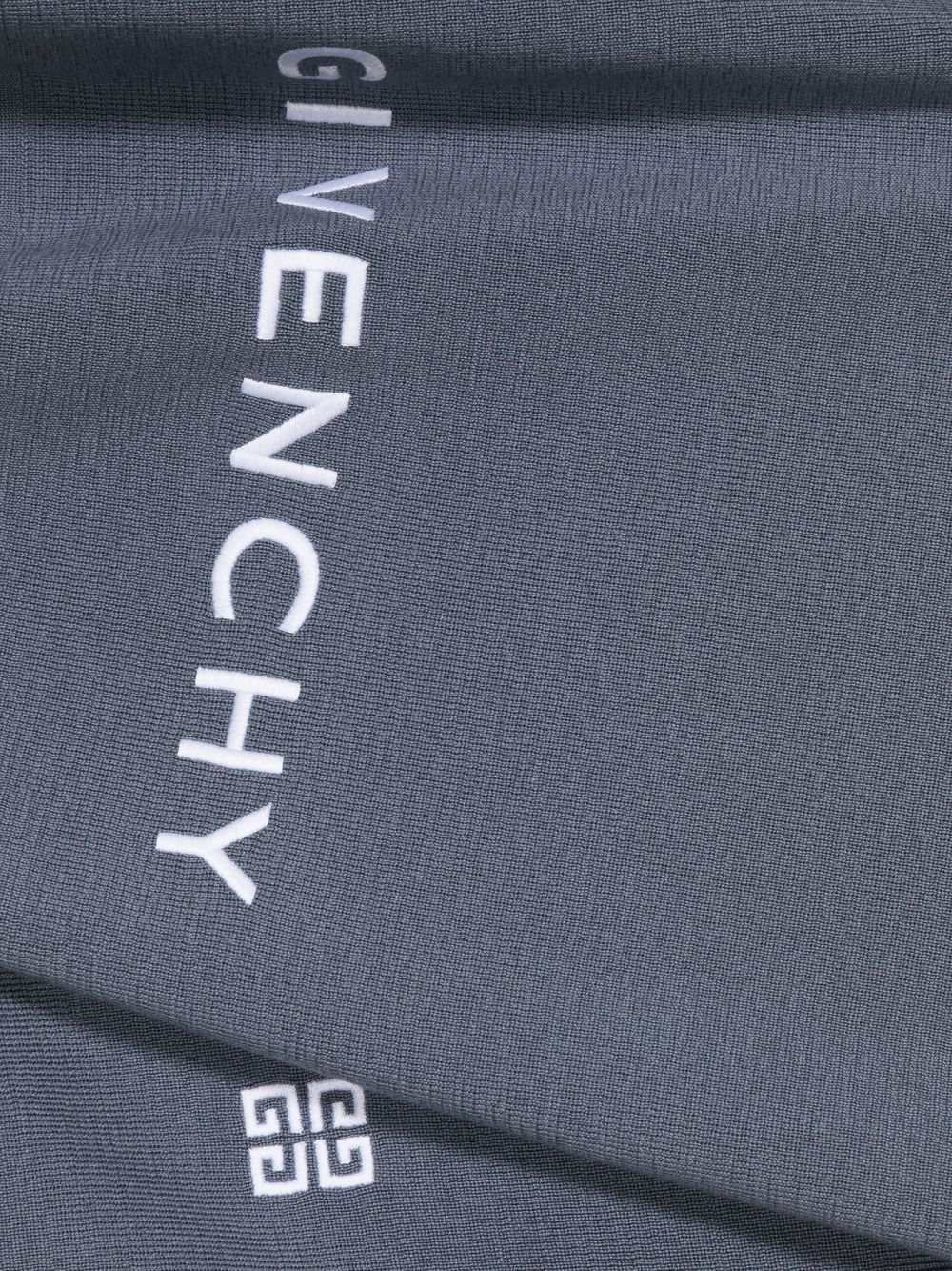 Shop Givenchy Logo-embroidered Scarf
