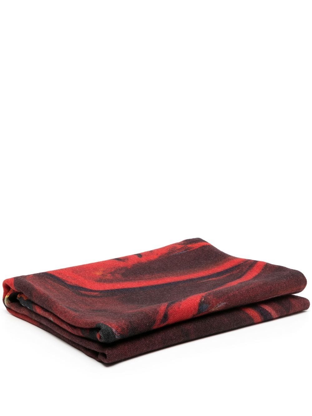 Shop Givenchy Graphic-print Silk-wool Blanket