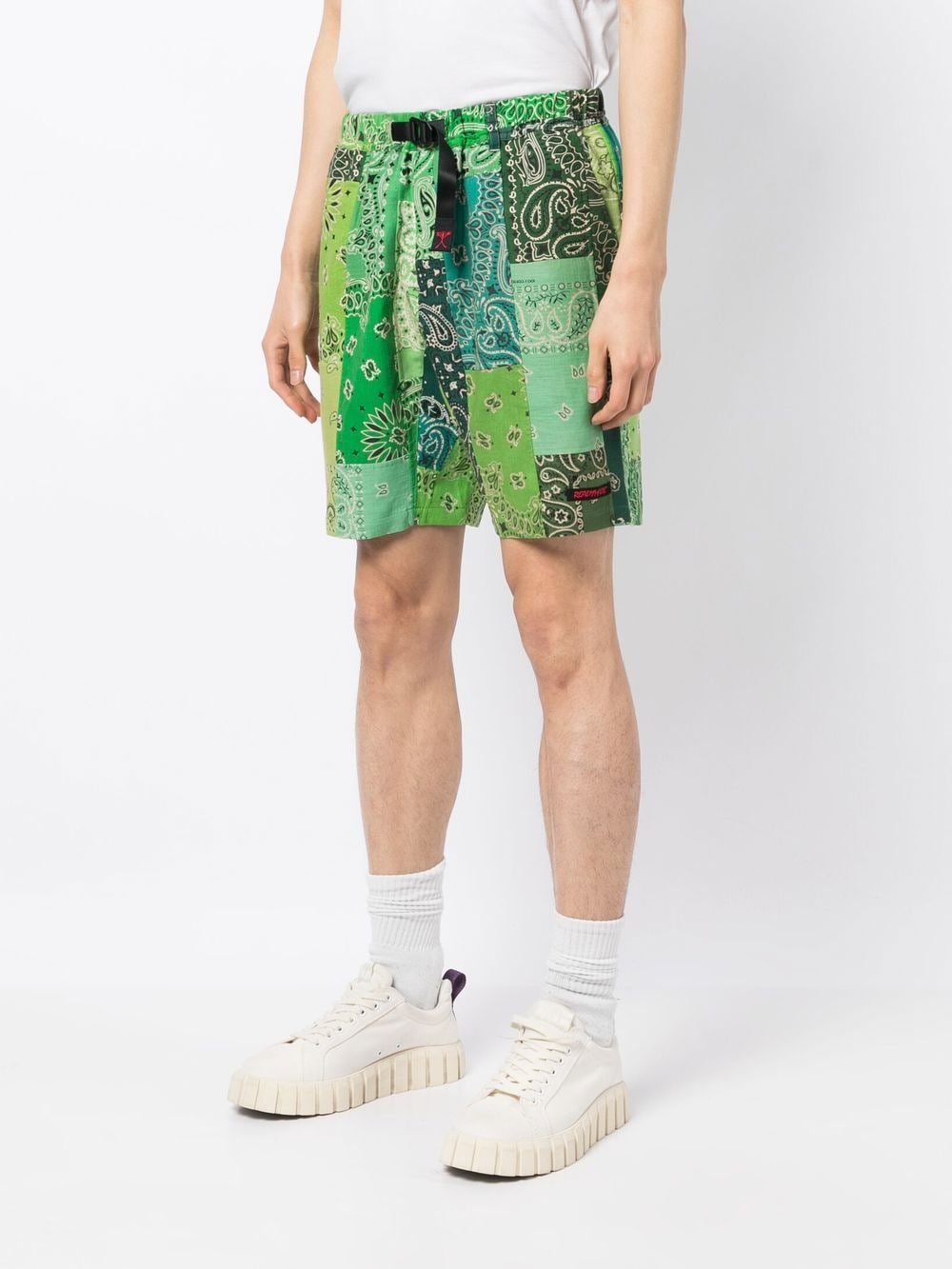 Shop Readymade Graphic-print Ec-st Shorts