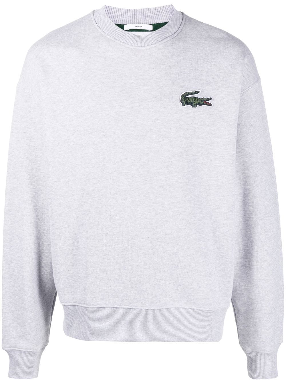 Shop Lacoste Logo-patch Long-sleeve Sweatshirt