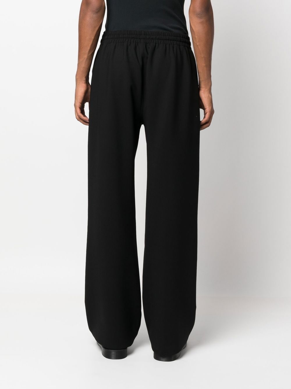 Shop Off-white Embroidered Logo Straight-leg Sweatpants