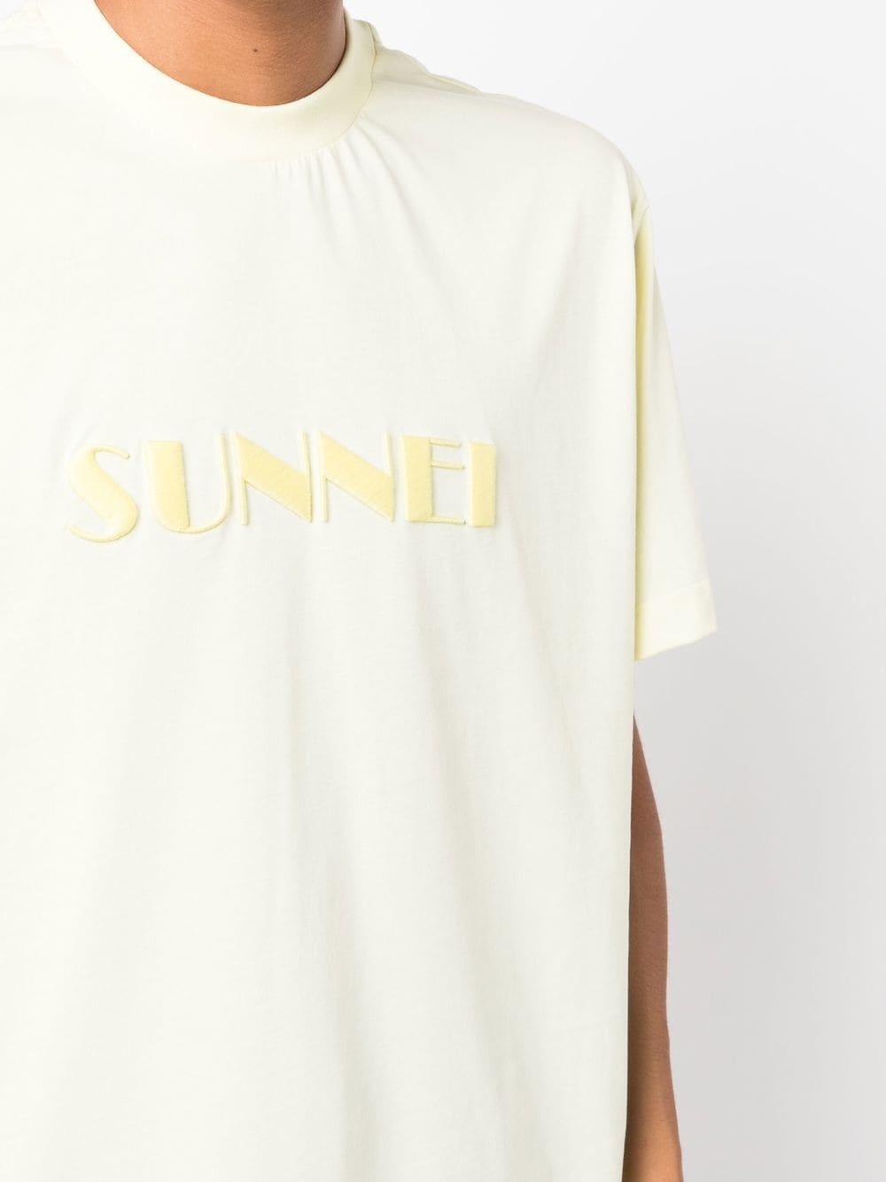 Shop Sunnei Logo-print Detail T-shirt