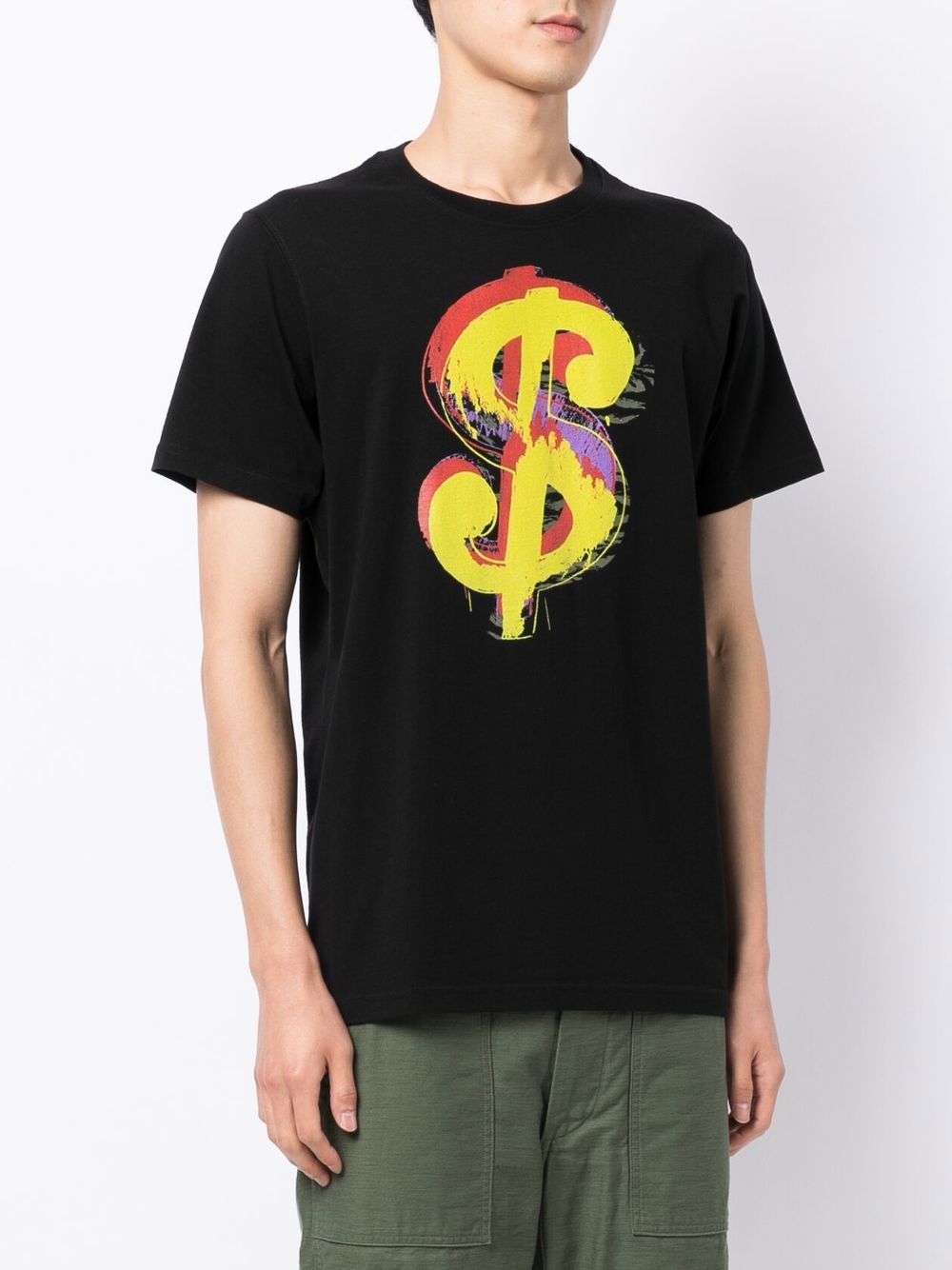 Shop Maharishi Graphic Dollar Print T-shirt