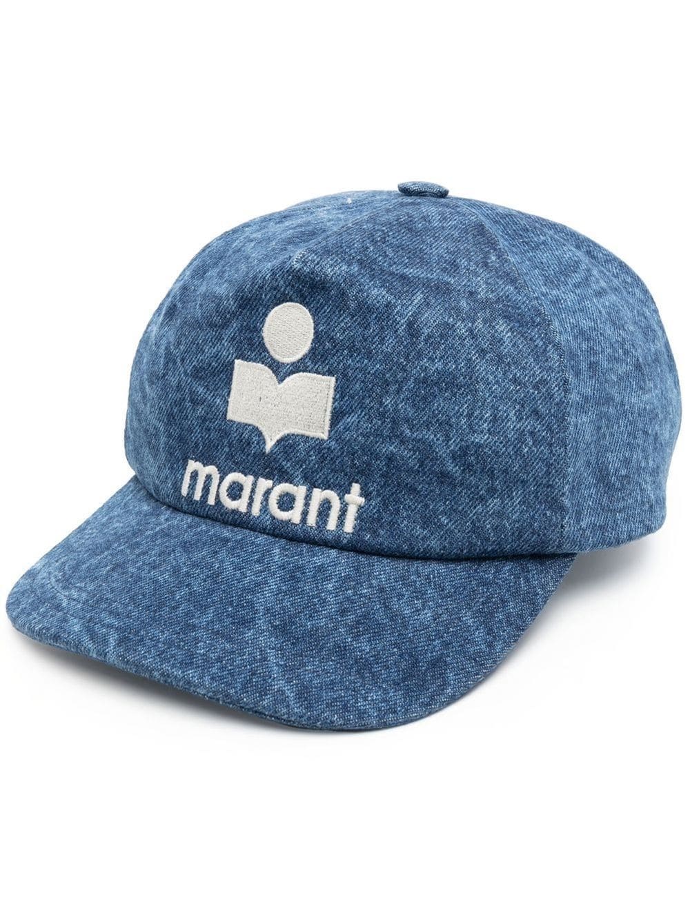 Shop Isabel Marant Embroidered-logo Baseball Cap