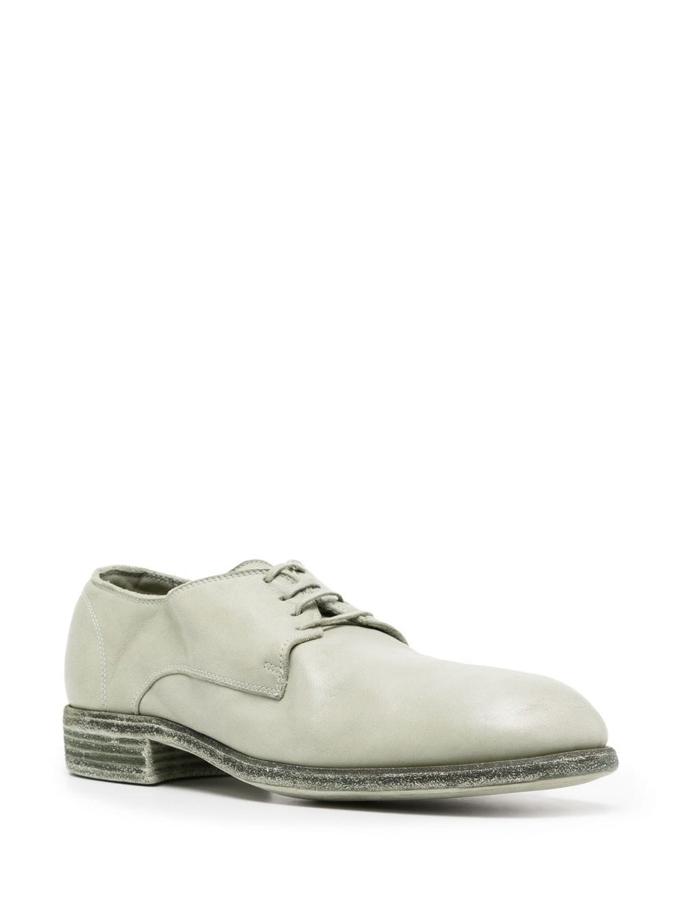 Shop Guidi 30mm Lace-up Leather Derby Shoes