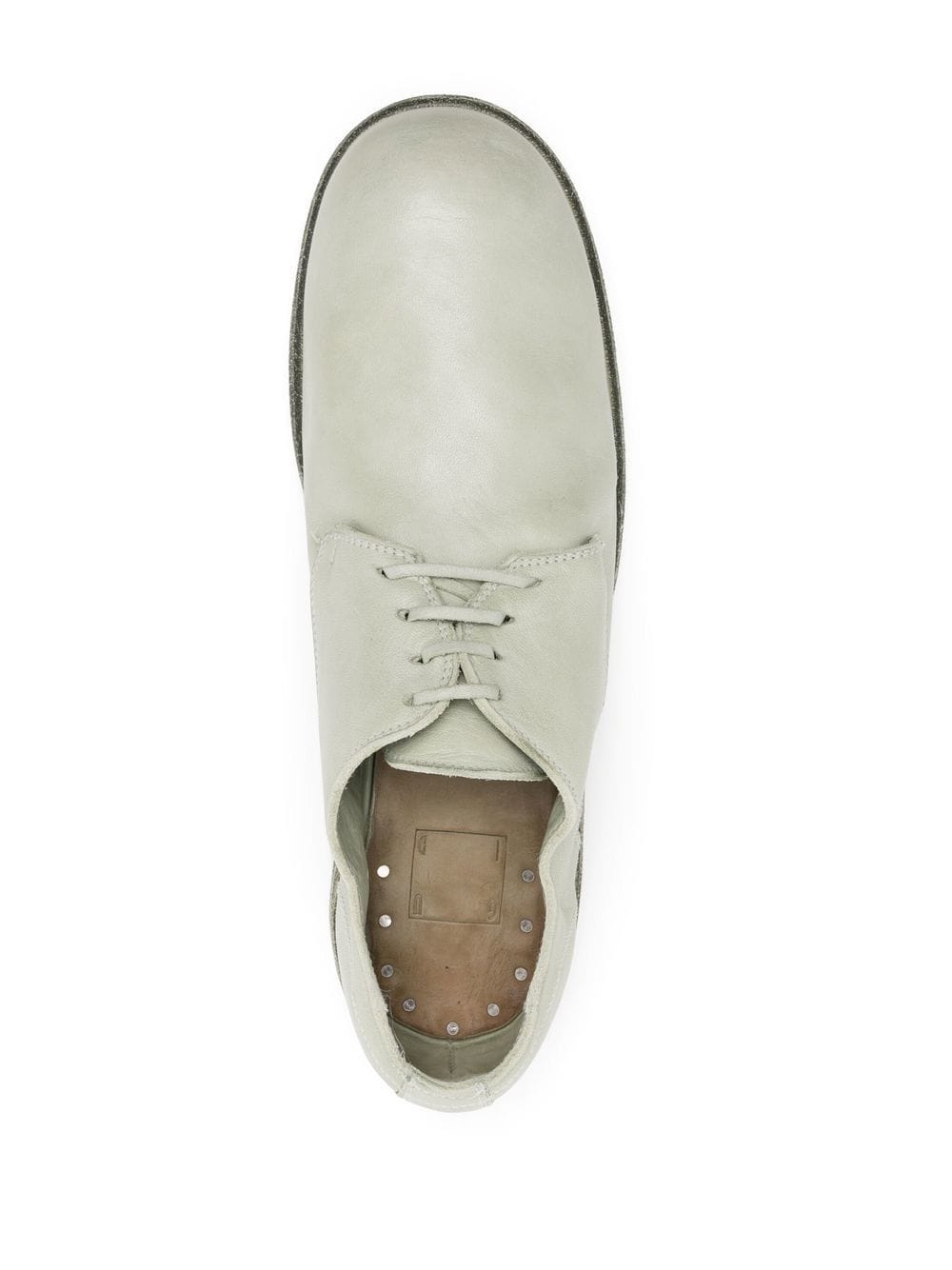 Shop Guidi 30mm Lace-up Leather Derby Shoes