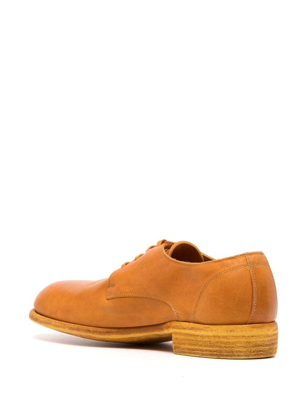 Shop Guidi Leather Derby Shoes
