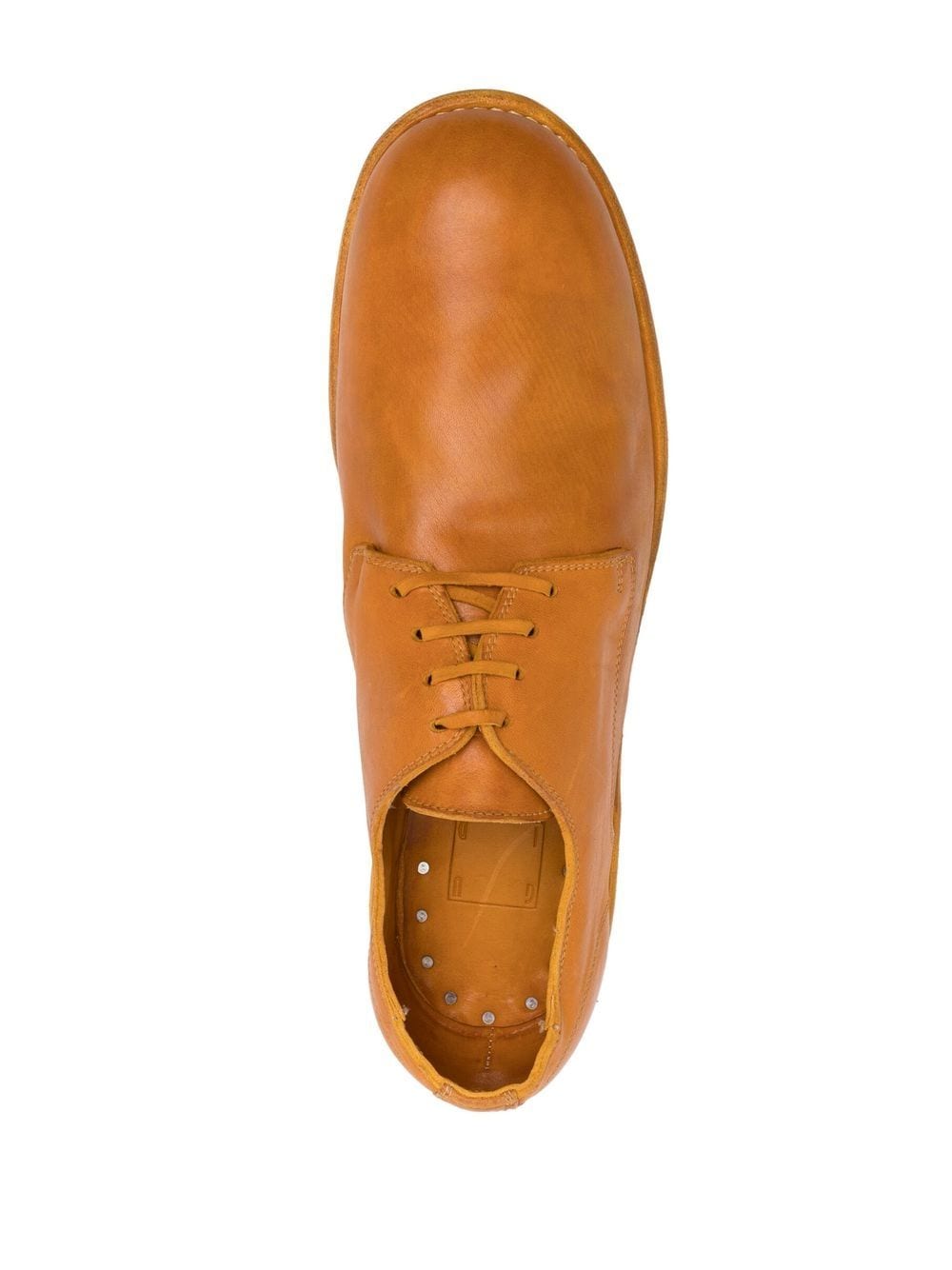 Shop Guidi Leather Derby Shoes