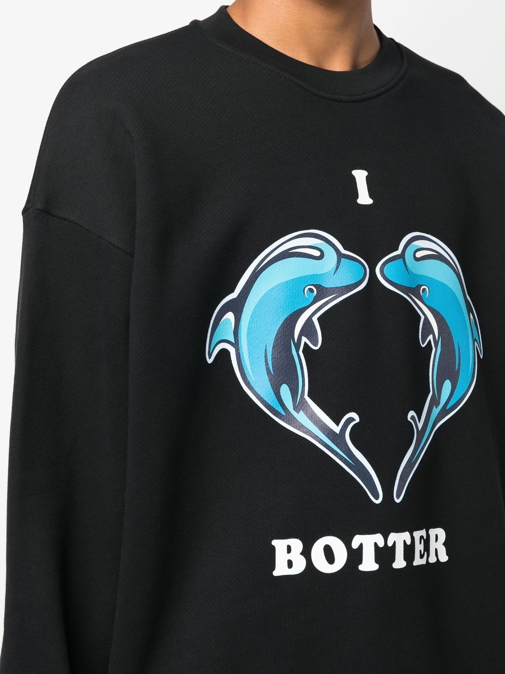 Shop Botter Graphic-print Crew Neck Sweatshirt