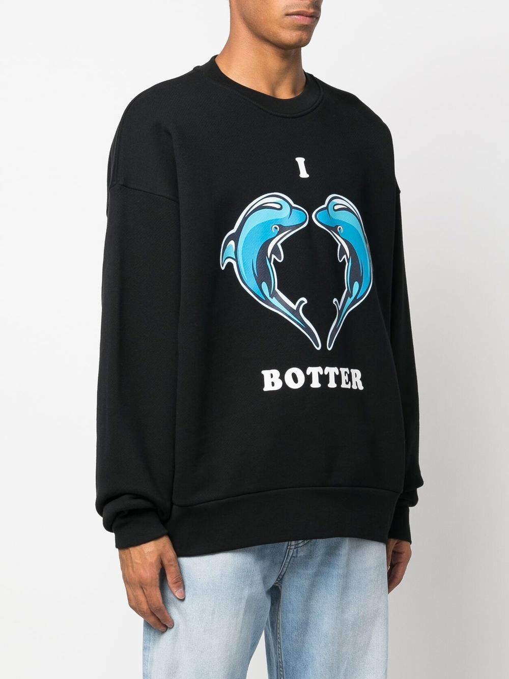 Shop Botter Graphic-print Crew Neck Sweatshirt