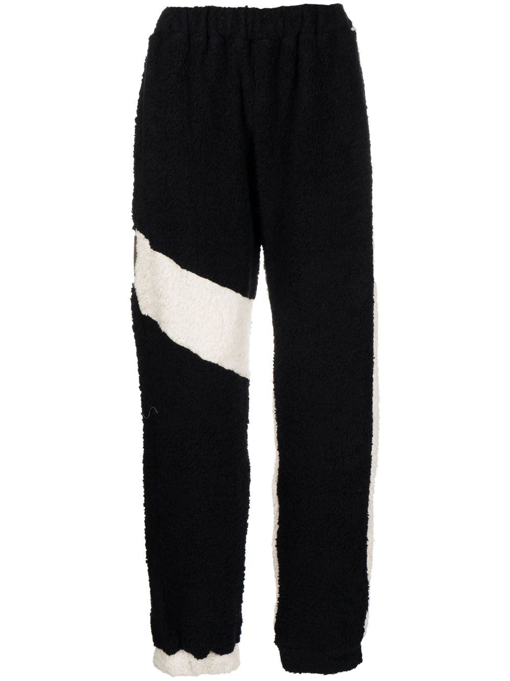 Shop Bethany Williams Fleece Texture Two Tone Trousers