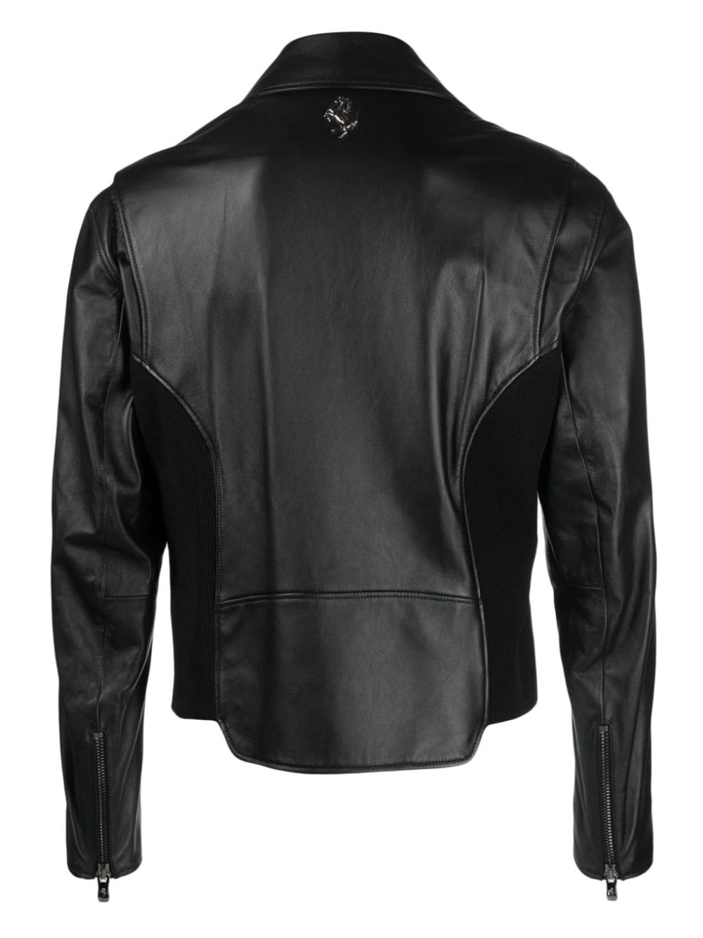 Shop Ferrari Leather Biker Jacket