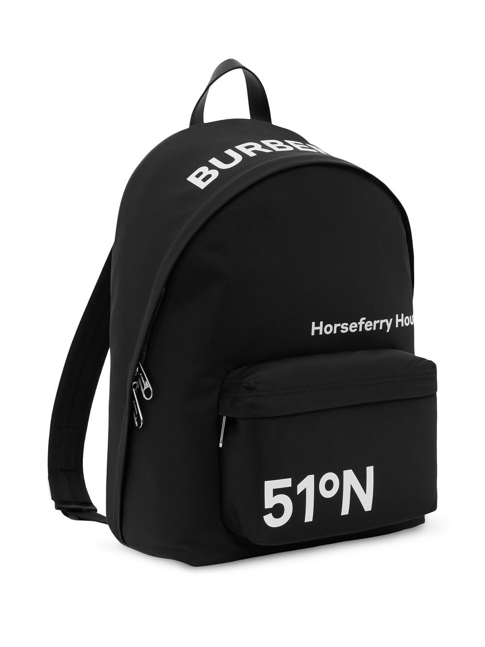Shop Burberry Horseferry Logo-print Backpack