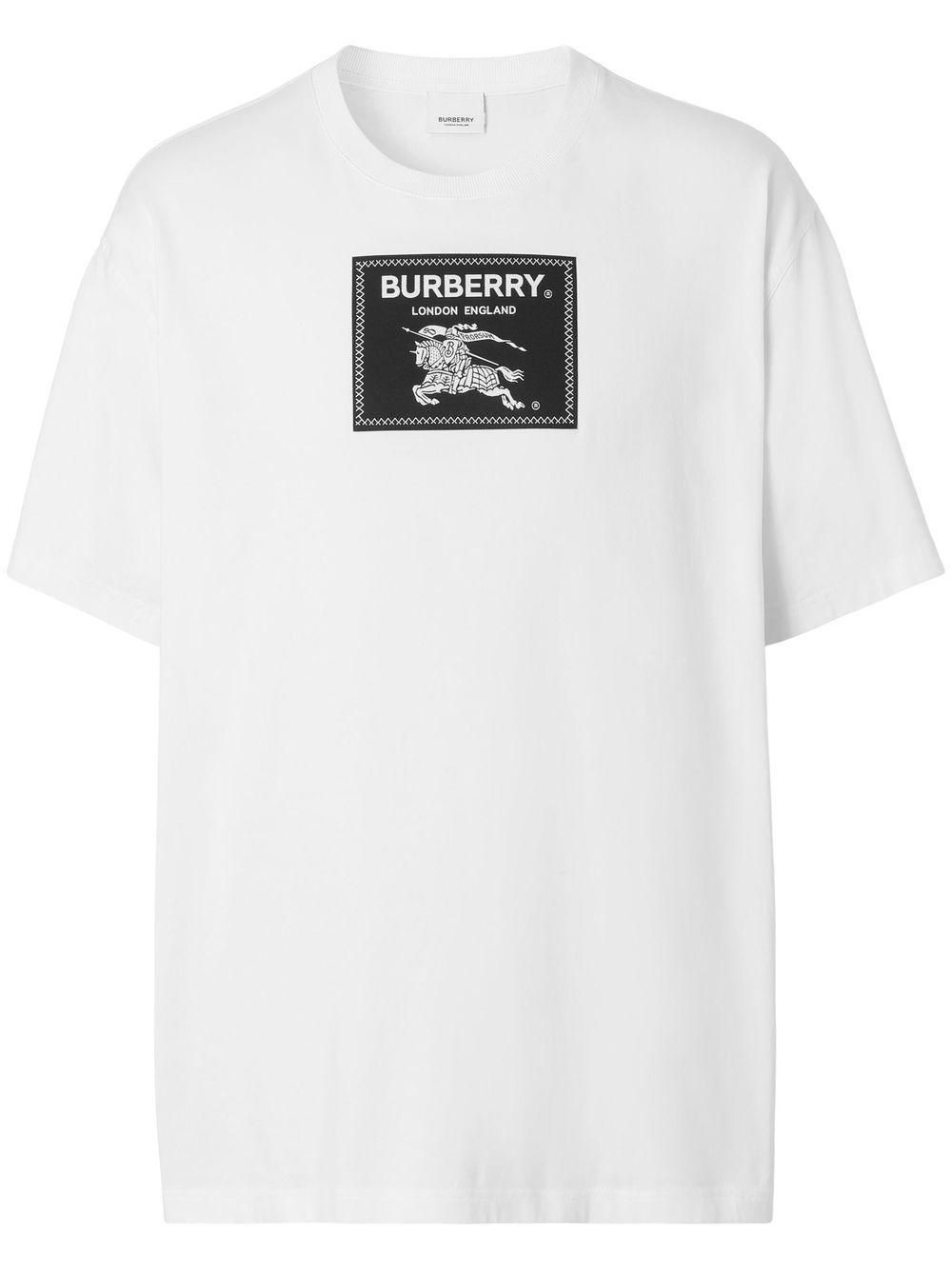 Shop Burberry Ekd Appliqué T-shirt