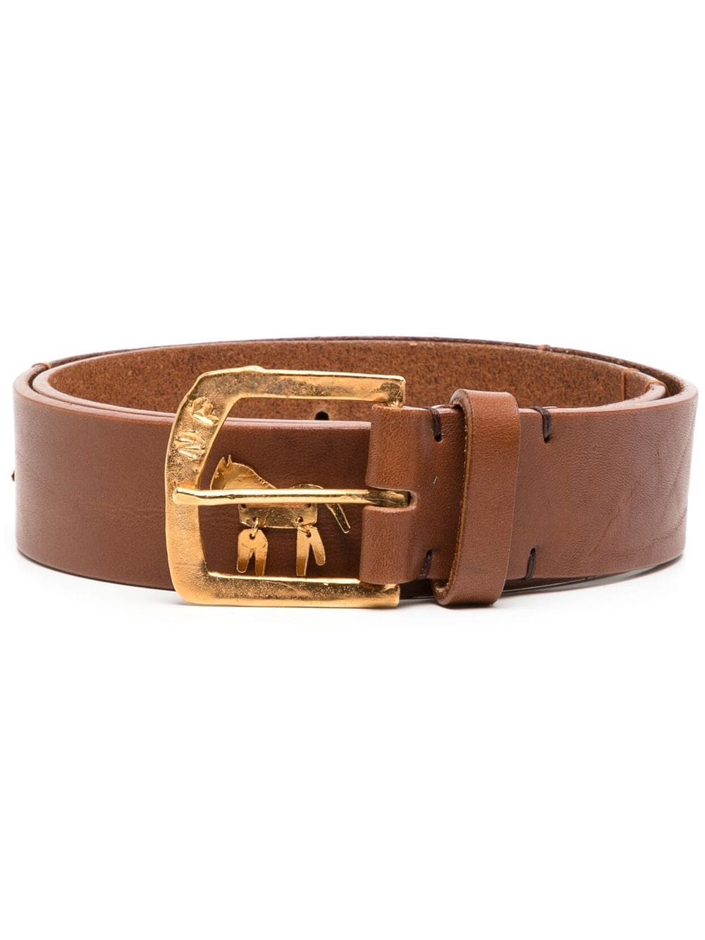Shop Nick Fouquet Leather Buckle Belt