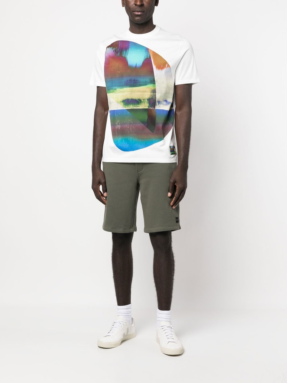 Shop Paul Smith Graphic-print Short-sleeved T-shirt