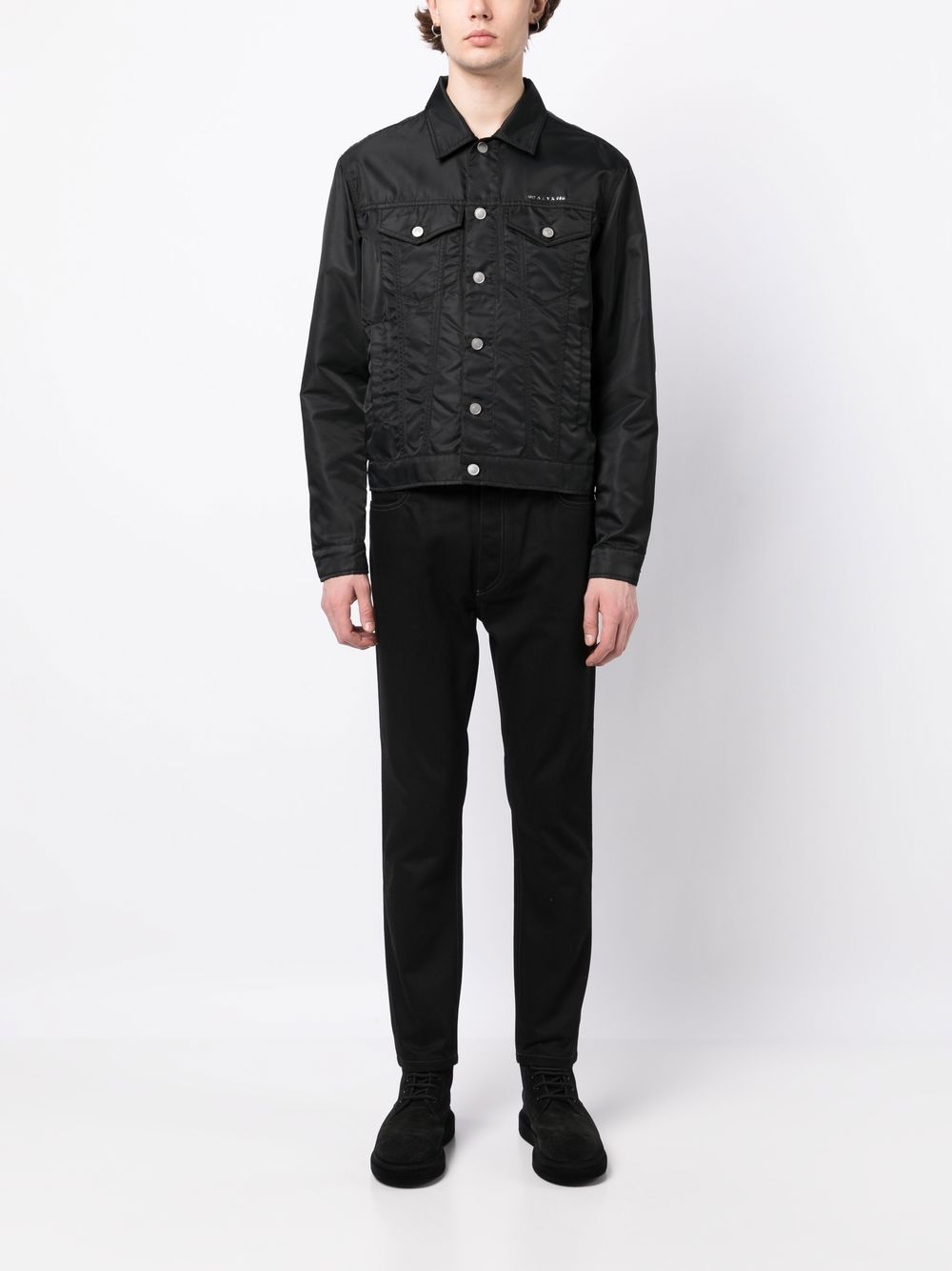 Shop Nicolas Andreas Taralis Five-pocket Skinny-cut Trousers