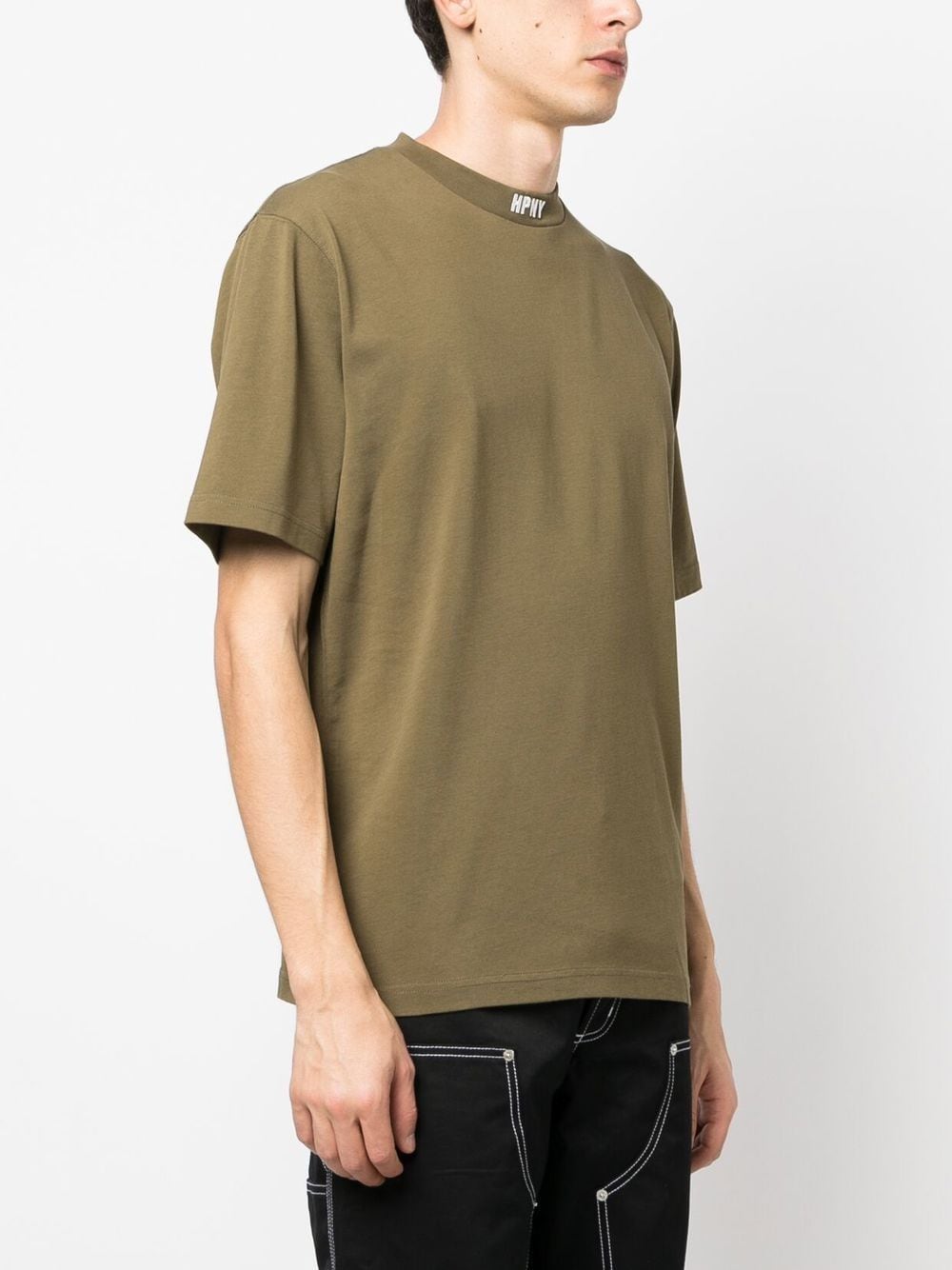 Shop Heron Preston Hpny Embroidered-logo Tshirt