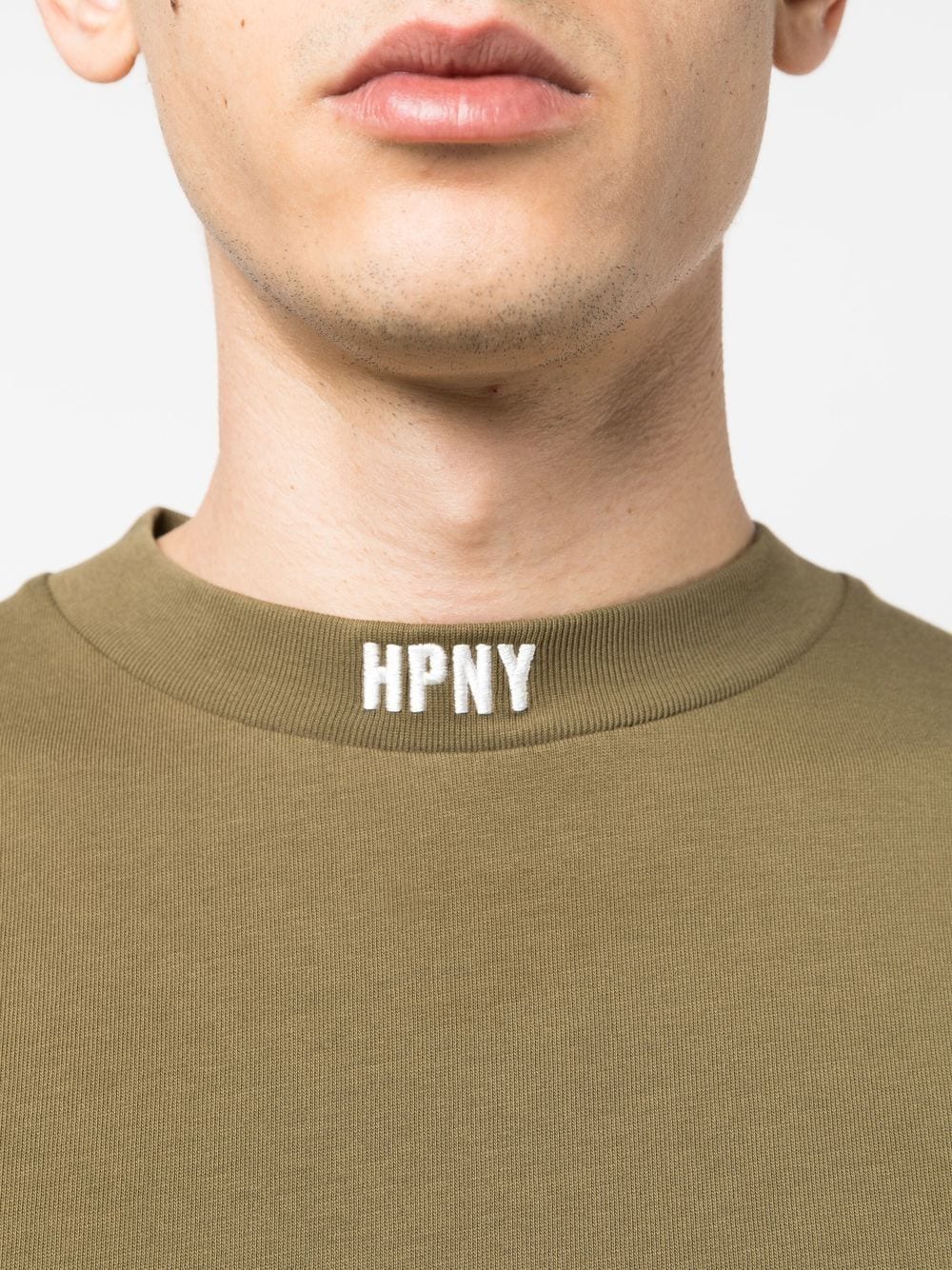Shop Heron Preston Hpny Embroidered-logo Tshirt