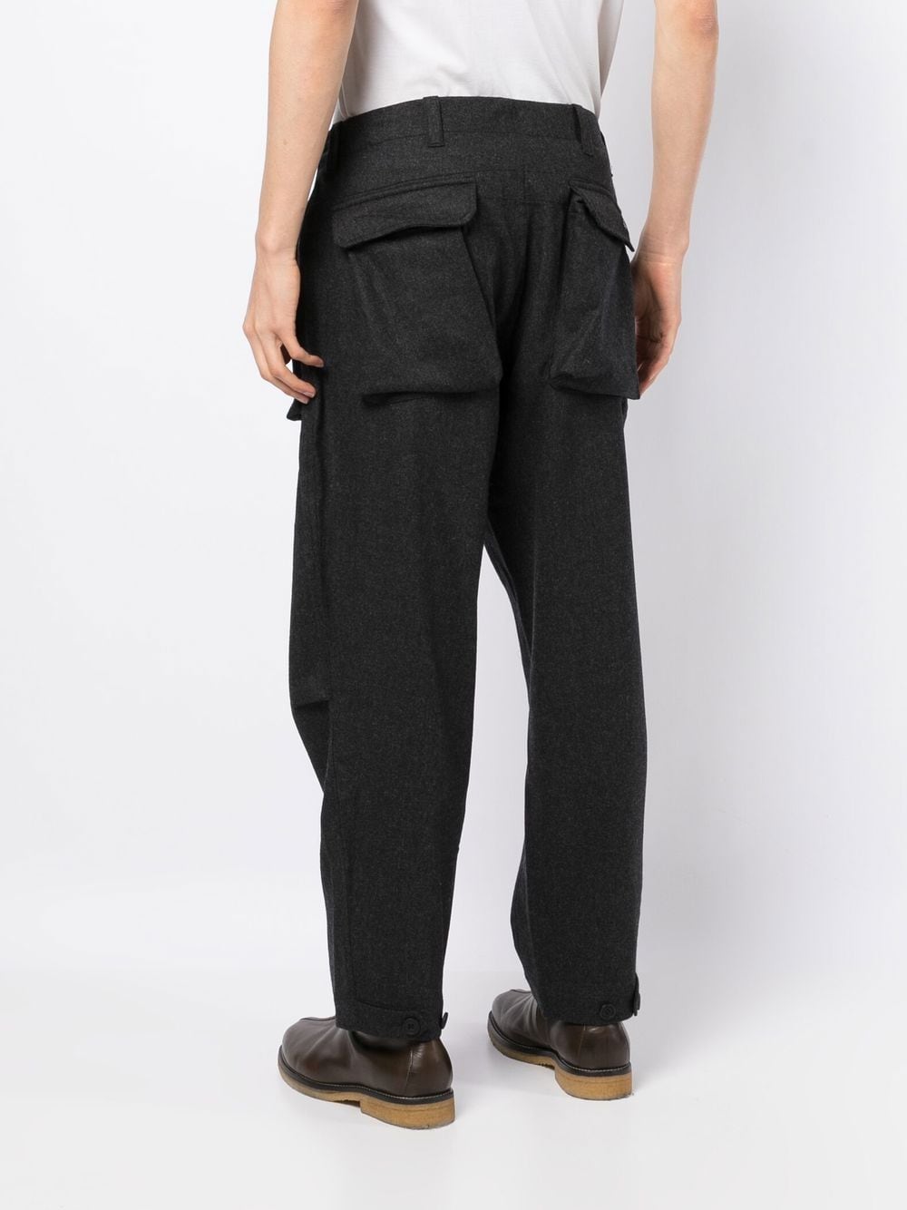 Shop The Power For The People Flap-pocket Straight-leg Trousers