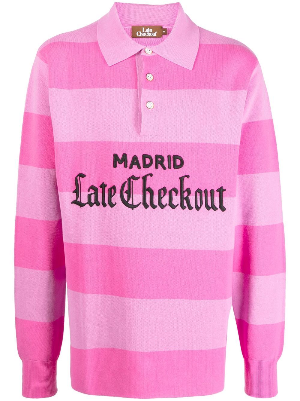 Shop Late Checkout Logo-patch Polo Shirt