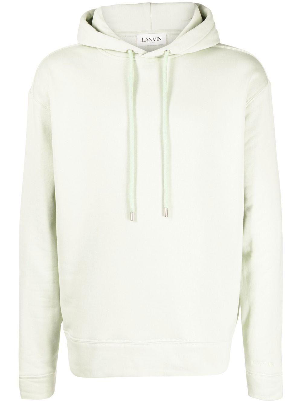 Shop Lanvin Graphic-print Cotton Hoodie