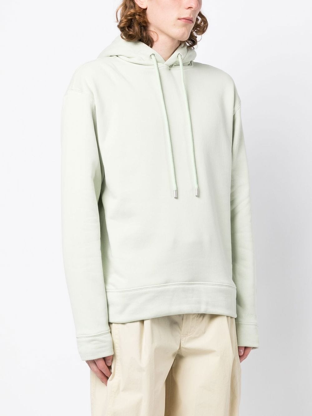 Shop Lanvin Graphic-print Cotton Hoodie