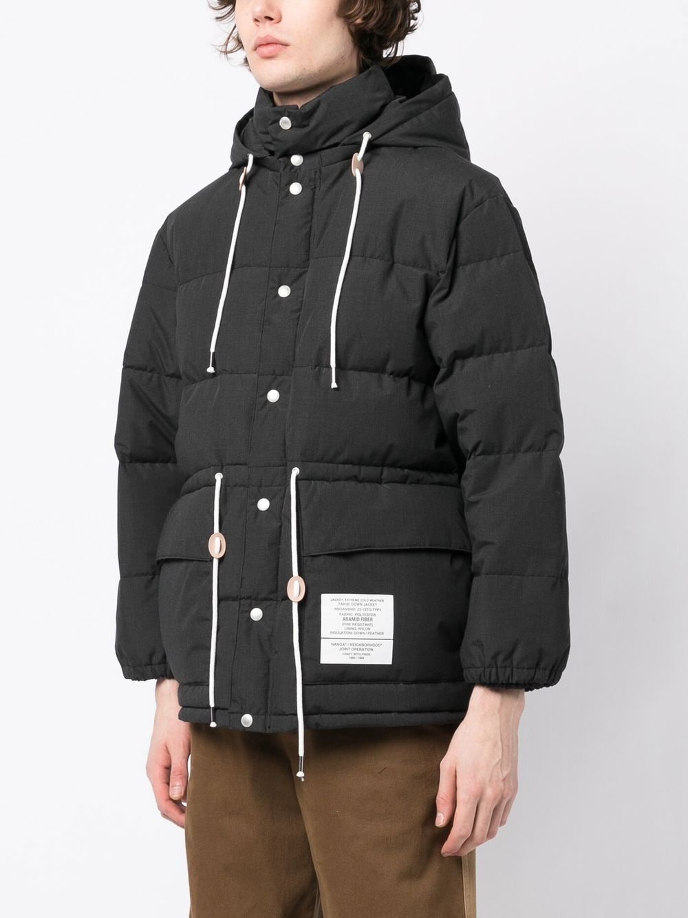 Shop Neighborhood Drawstring-fastened Padded Jacket