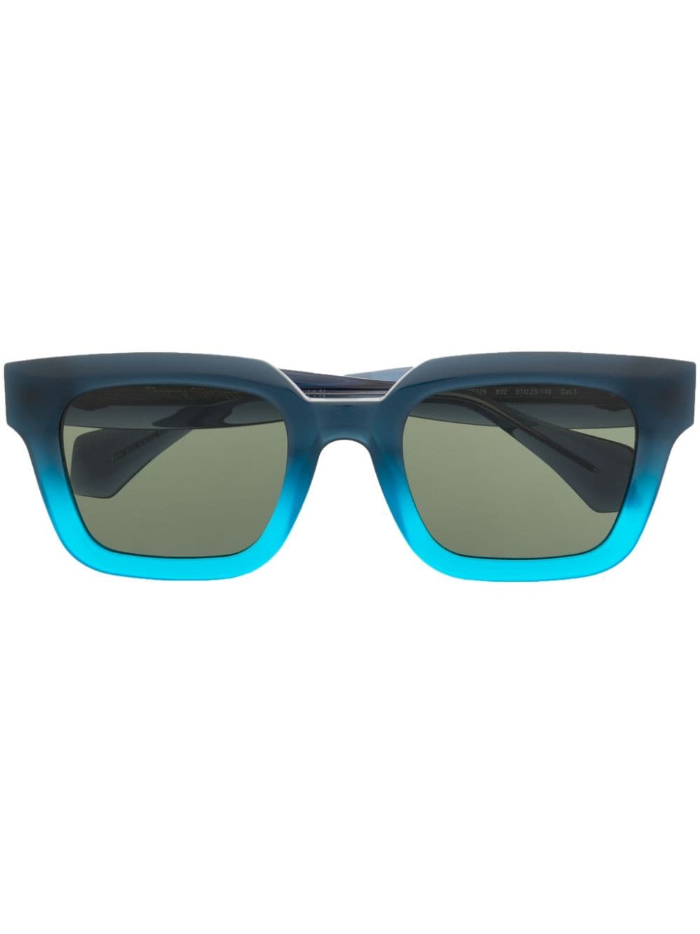 Shop Vivienne Westwood Cary Gradient Rectangle-frame Sunglasses