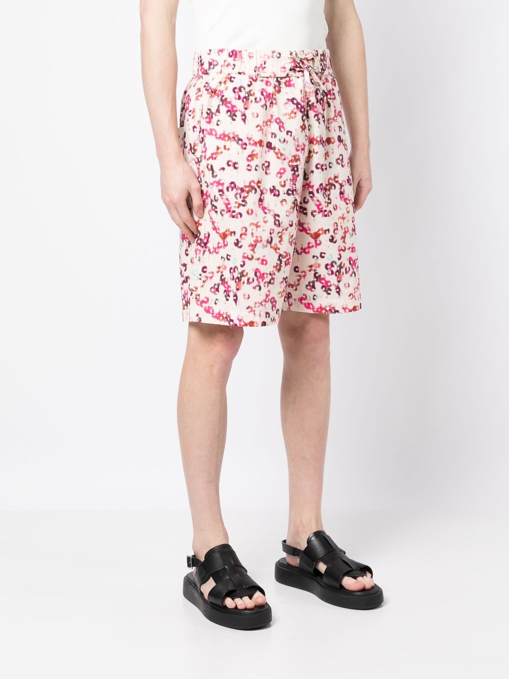 Shop Marant Graphic-print Shorts