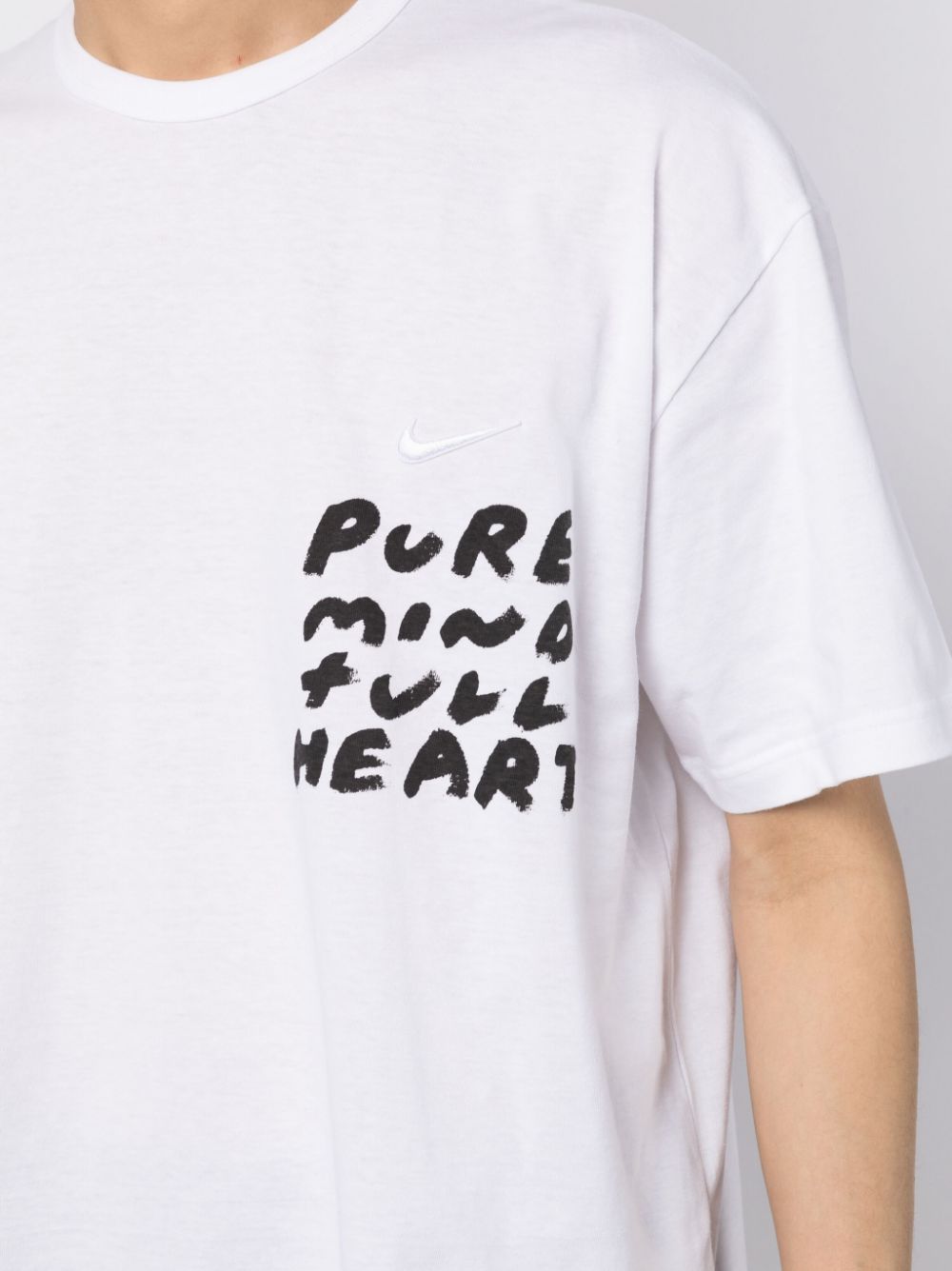 Shop Black Comme Des Garçons Graphic-print Cotton T-shirt