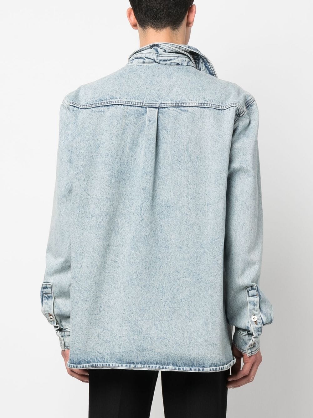 Shop Y/project Double-collar Denim Shirt