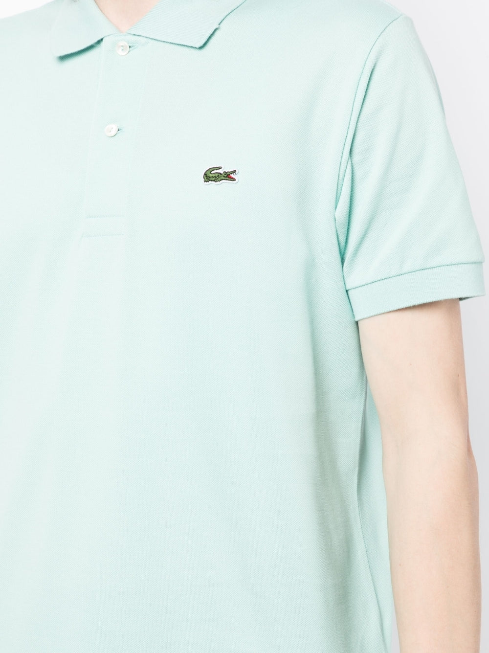 Shop Lacoste Embroidered-logo Short-sleeve Polo Shirt