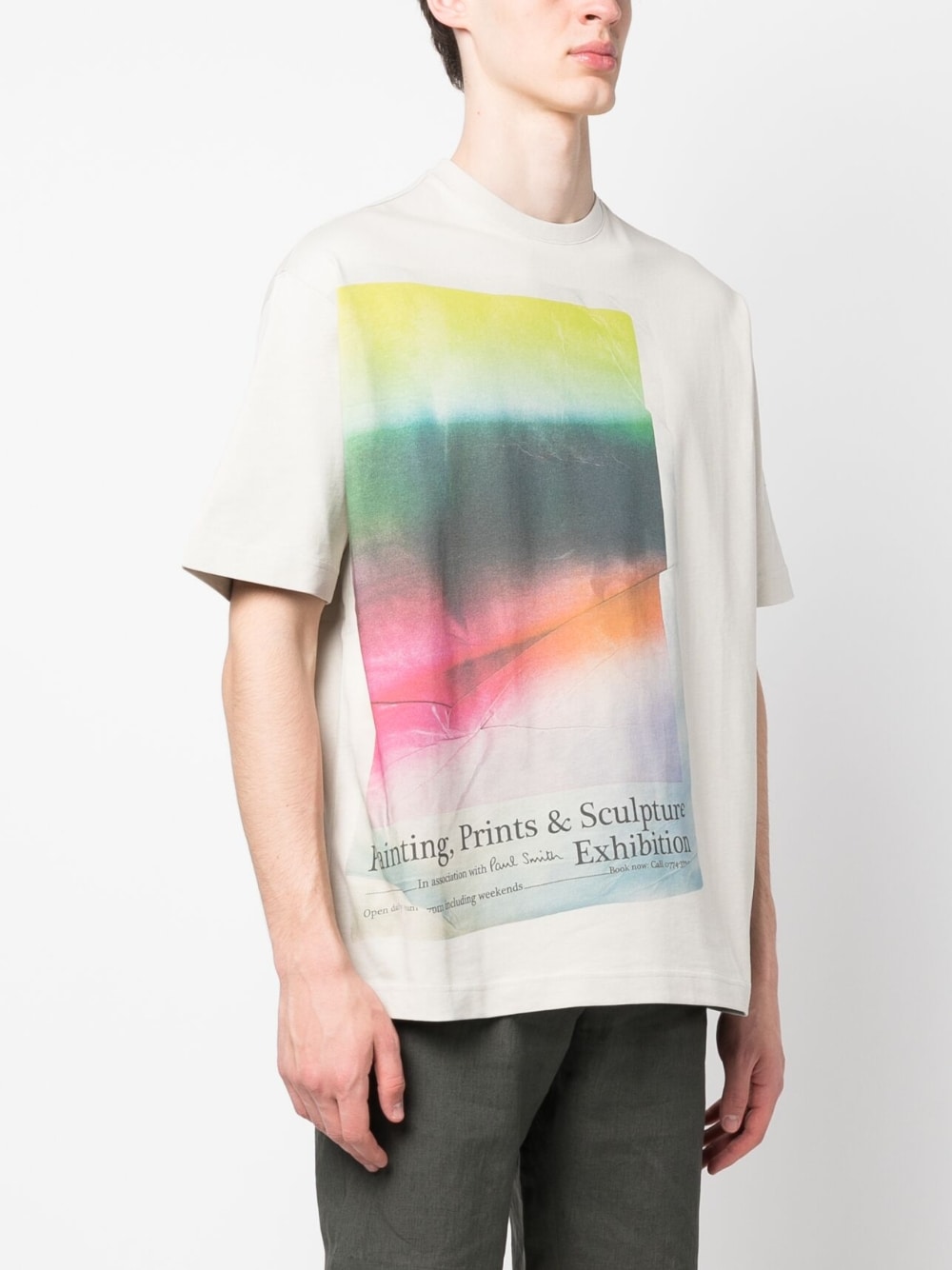 Shop Paul Smith Graphic-print Cotton T-shirt