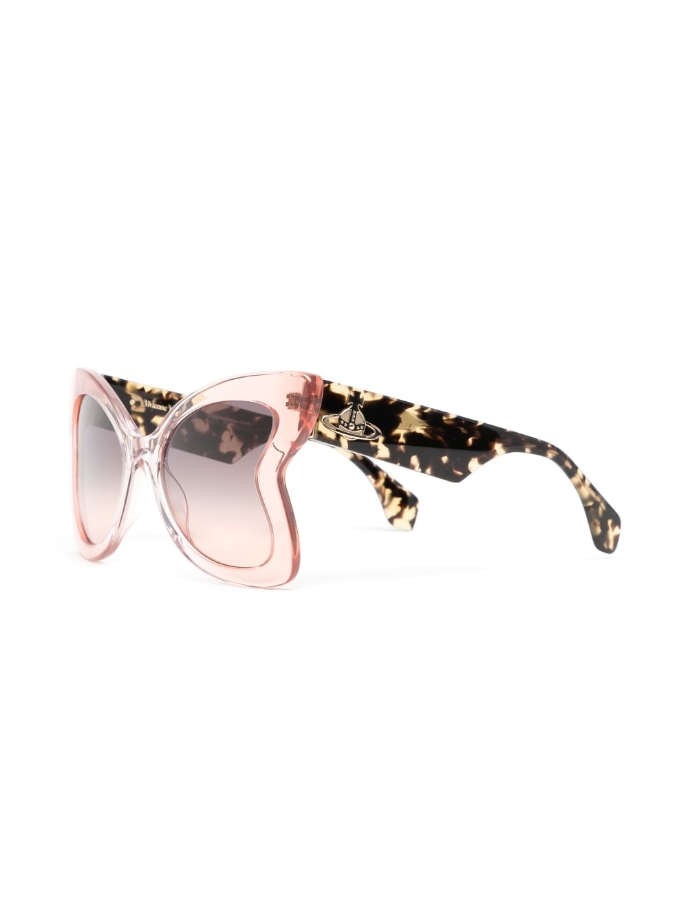 Shop Vivienne Westwood Butterfly-frame Sunglasses