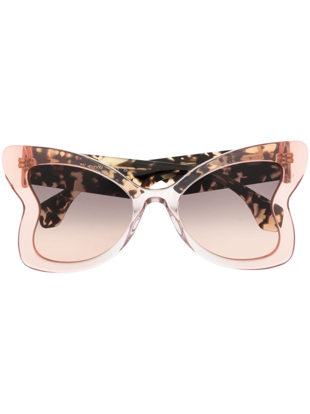 Shop Vivienne Westwood Butterfly-frame Sunglasses