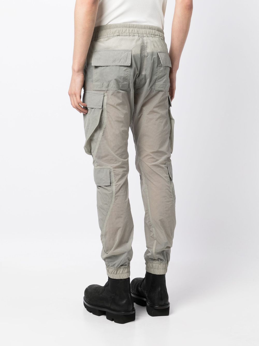 Shop Rick Owens Drawstring-waist Skinny-cut Cargo Pants