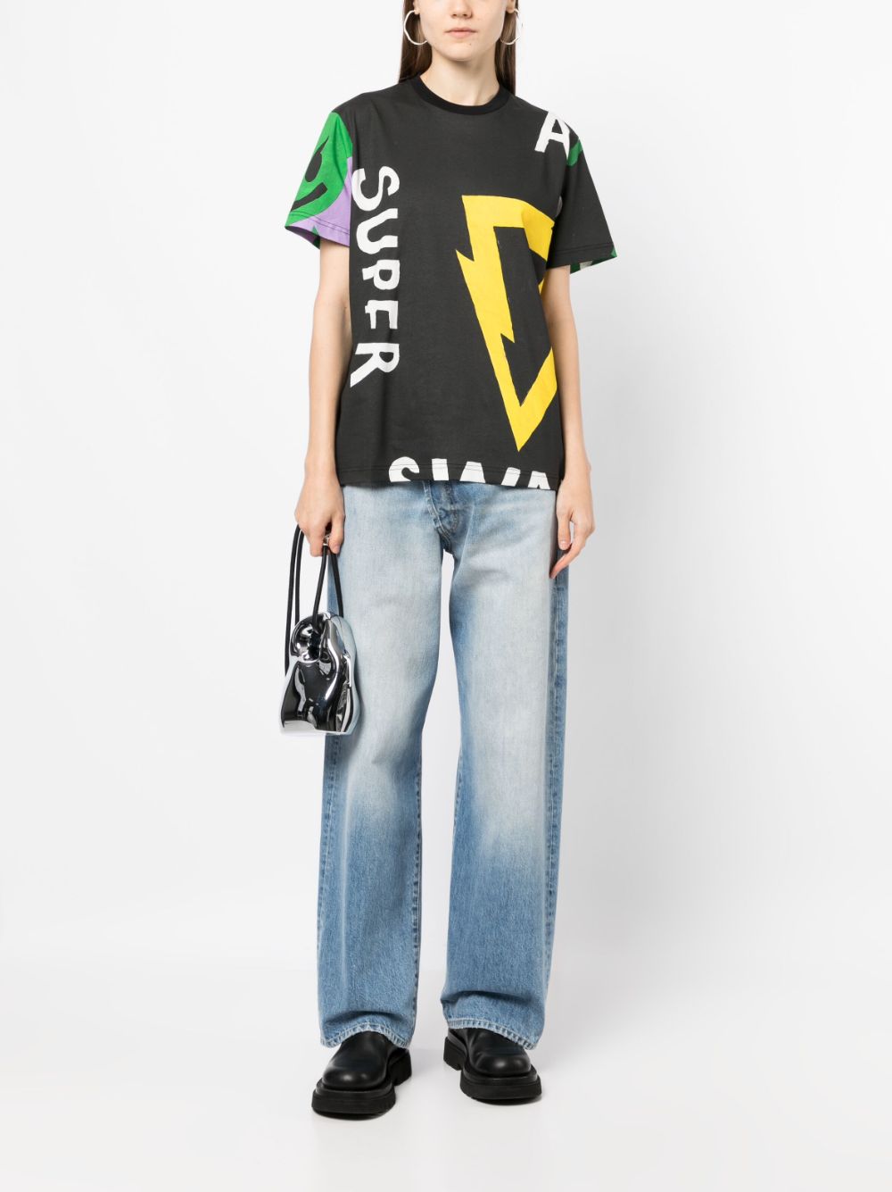 Shop Walter Van Beirendonck Graphic-print Cotton T-shirt