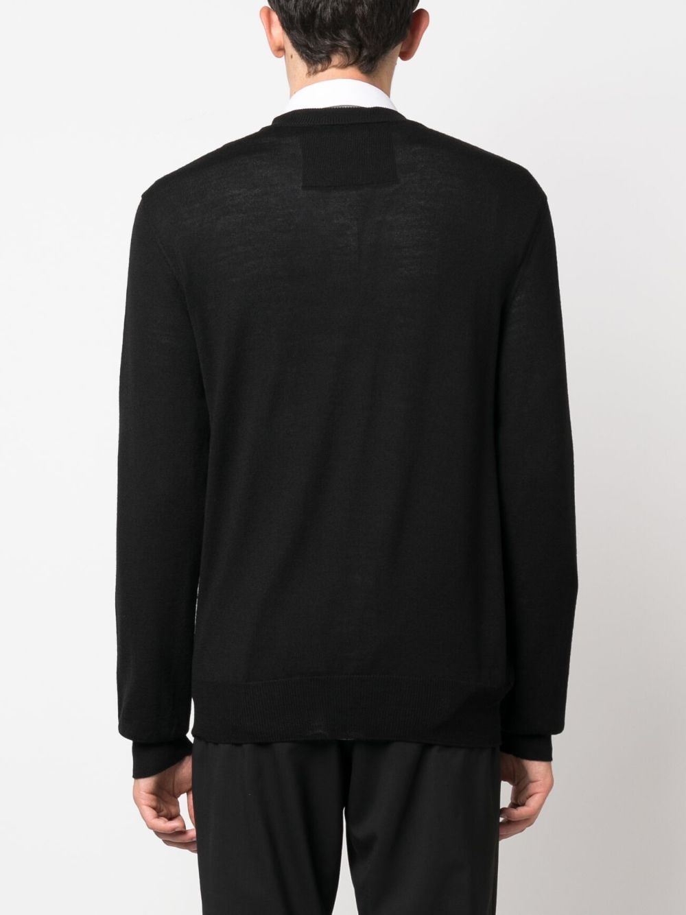 Shop Givenchy Logo Intarsia Wool Jumper