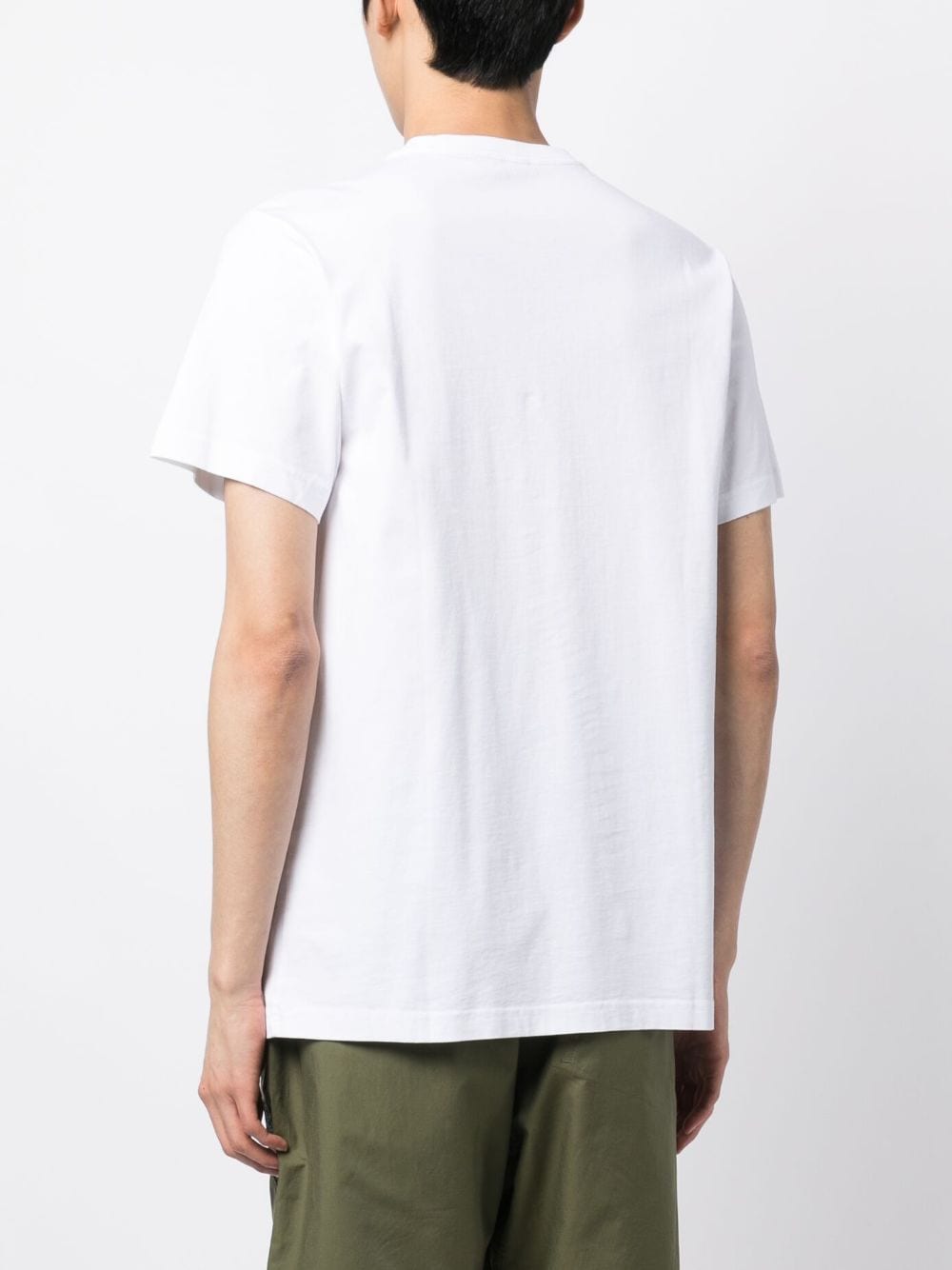 Shop Maharishi Embroidered-motif Organic-cotton T-shirt