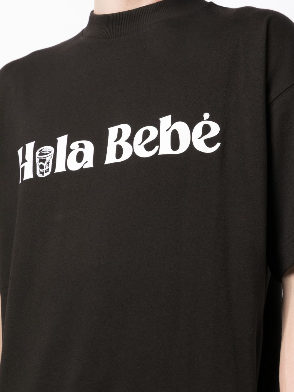 Shop Blue Sky Inn Hola Bebé Organic-cotton T-shirt