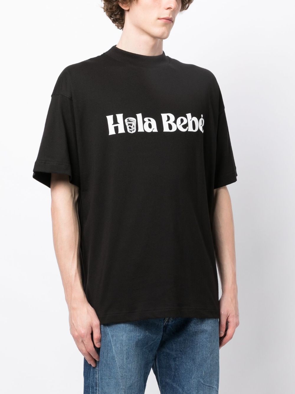 Shop Blue Sky Inn Hola Bebé Organic-cotton T-shirt