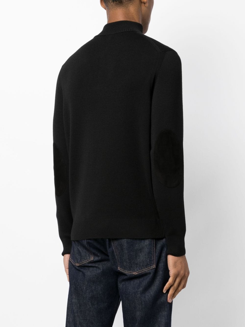 Shop Dunhill Half-zip Wool Jumper